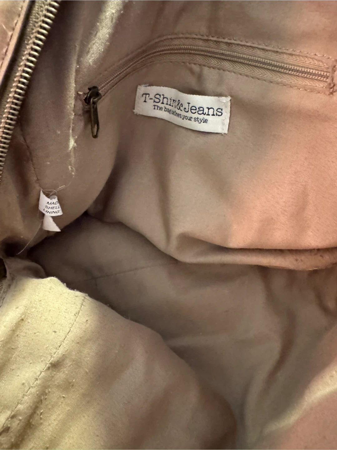 T-Shirt&Jeans Tan Satchel Bag - photo 2