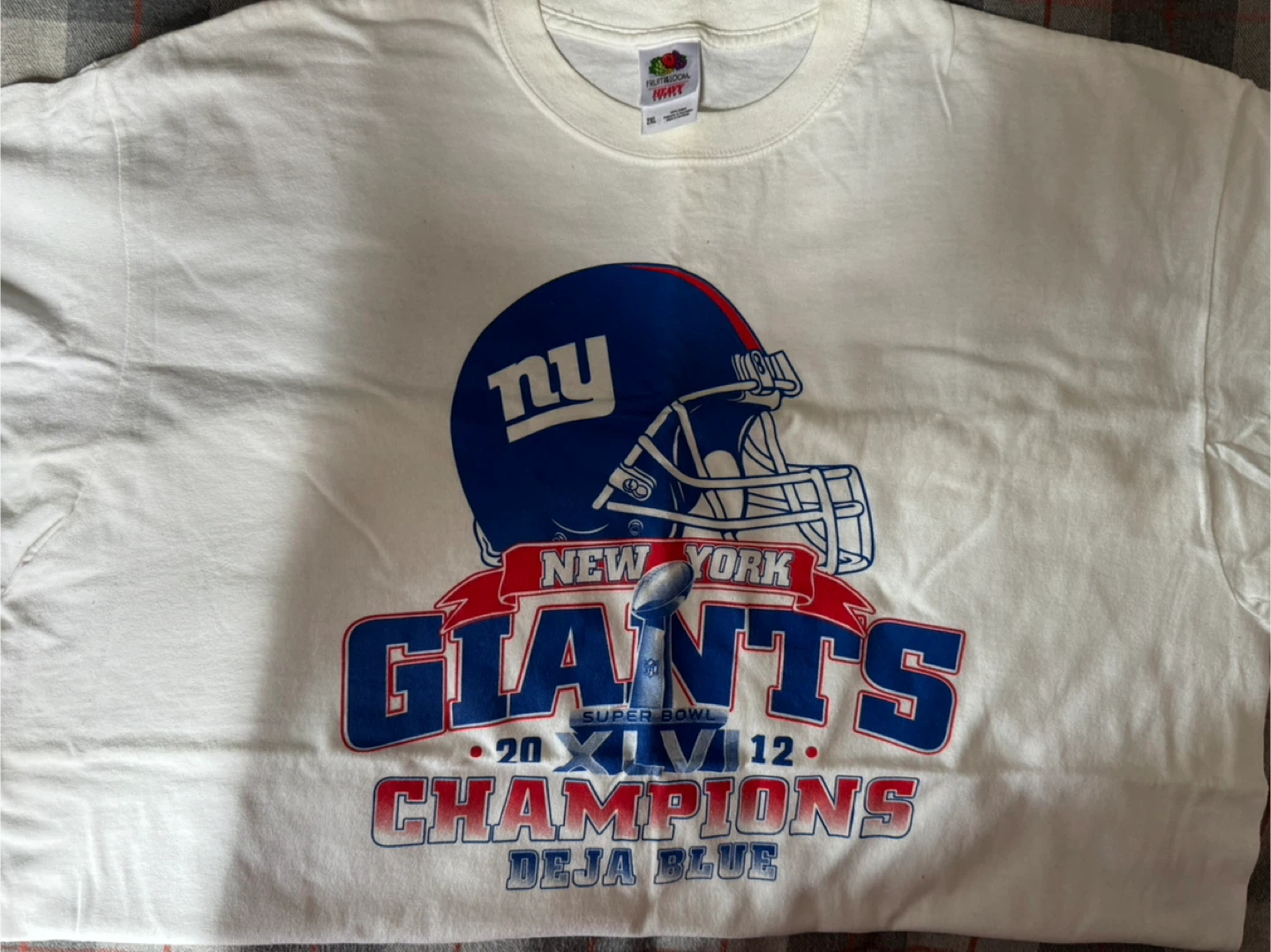New York Giants Super Bowl XLVI Champions T-Shirt