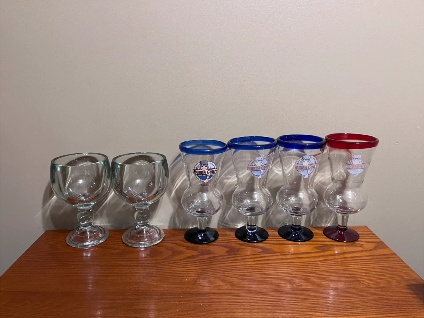 HURRICANE GLASSES & HEAVY GLASS BEER GOBLETS