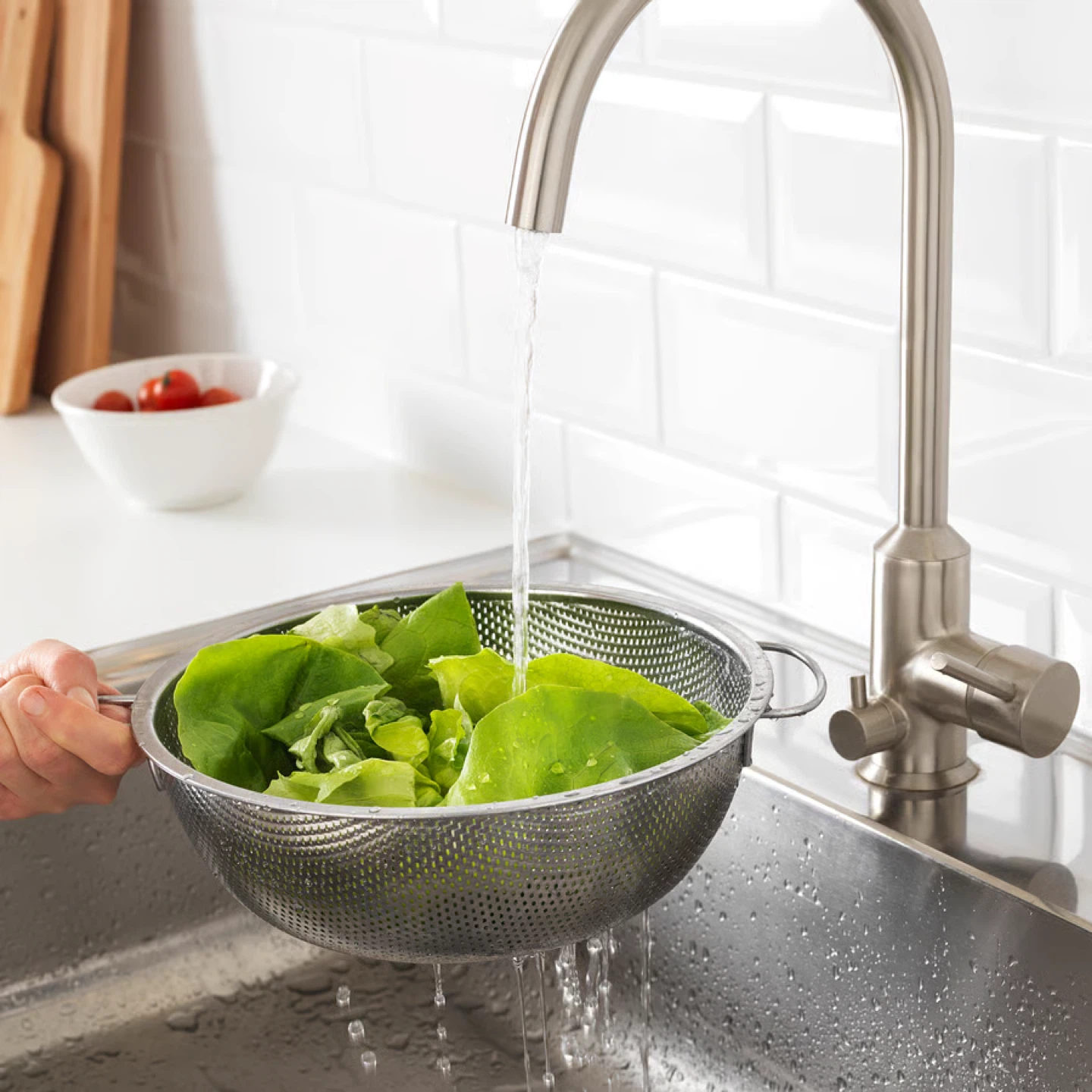 Stainless Steel Colander with Handle - photo 2