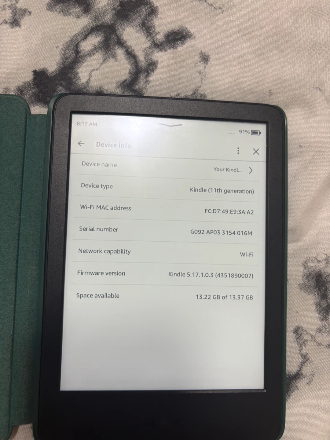 Amazon Kindle E-Reader with Case - photo 5