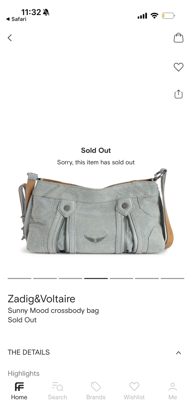 Zadig & Voltaire Sunny Mood Crossbody Bag