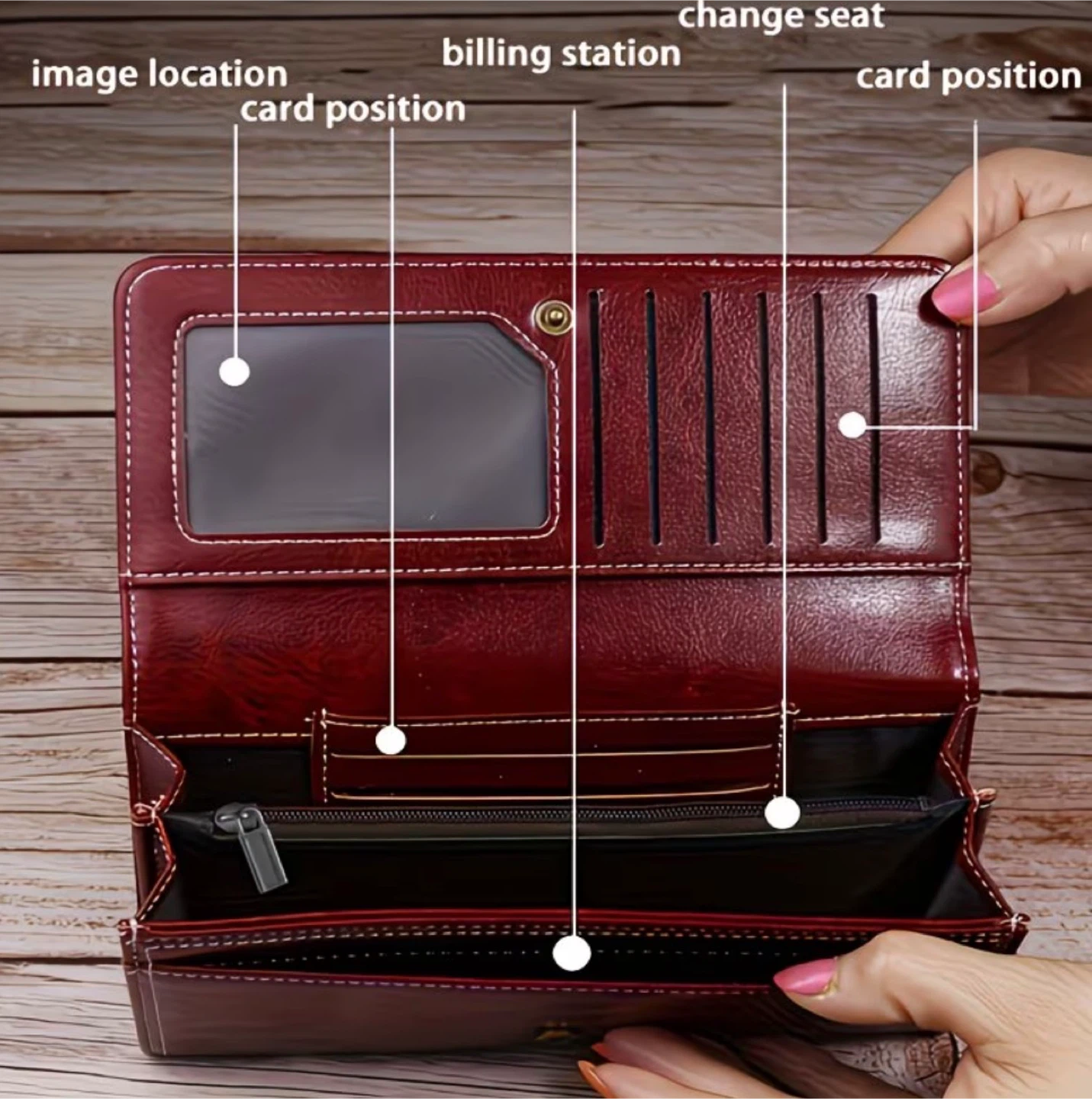 New! Women's Black Wallet - photo 2