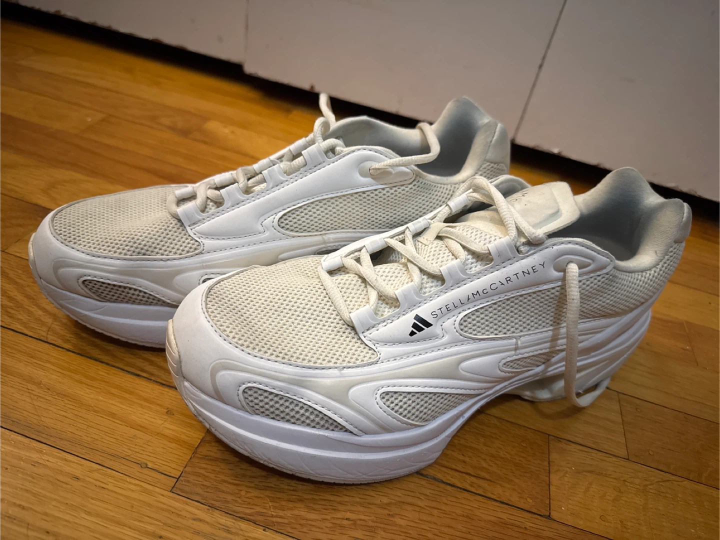 Adidas Stella McCartney White Running Shoes - photo 2
