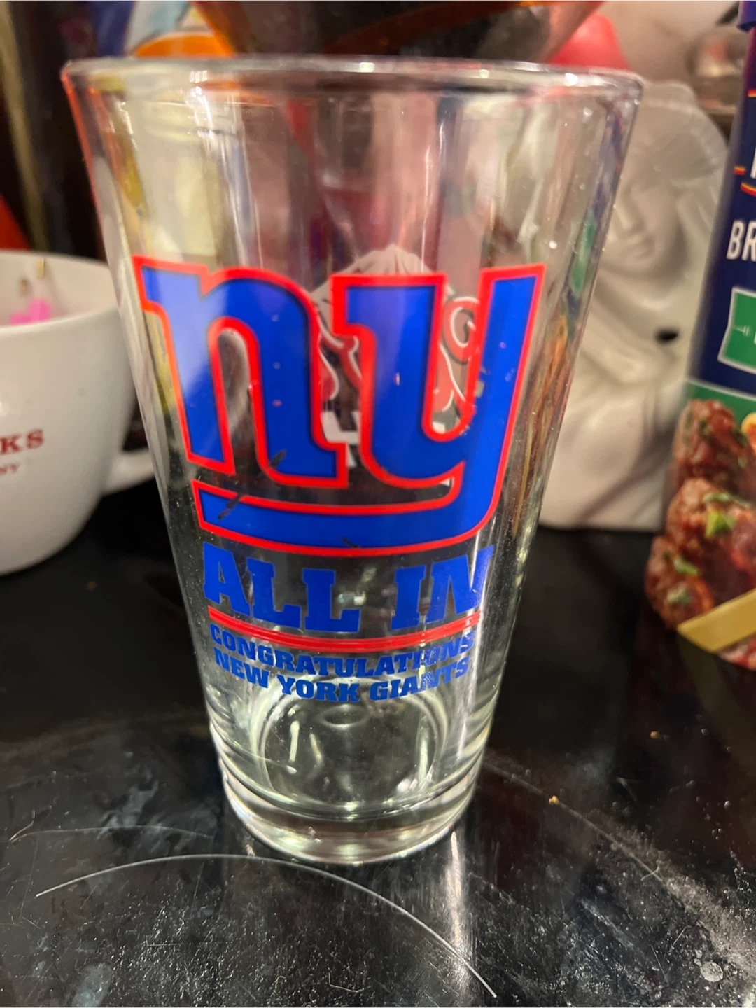 New York Giants Coors light beer glass - photo 2