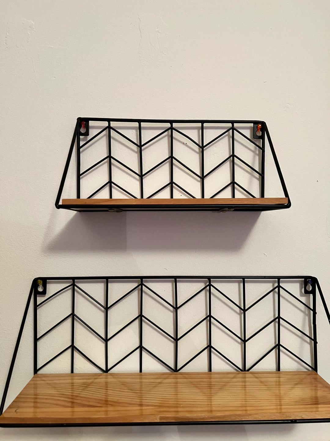 Geometric shelves!
