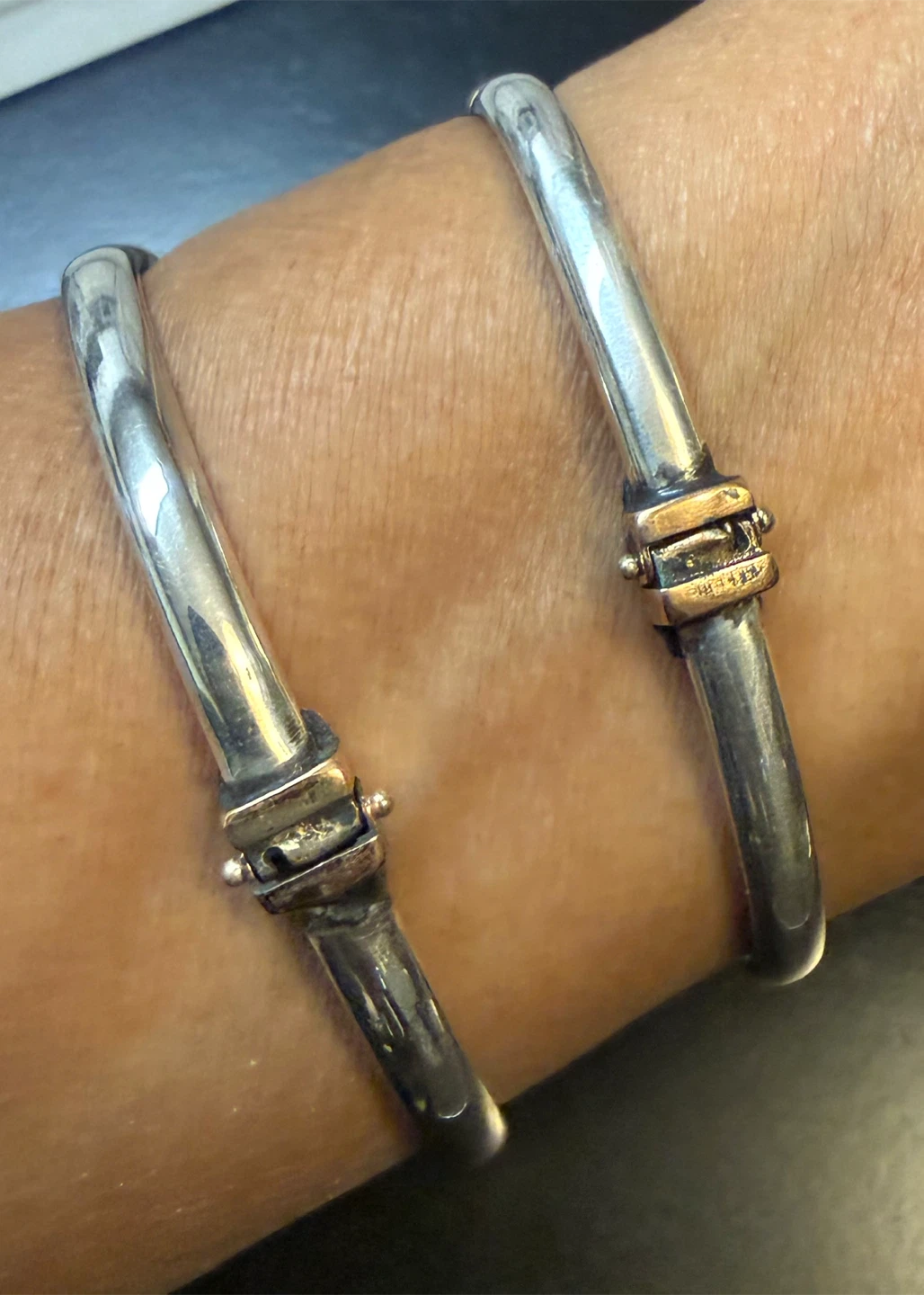 $60 each Sterling Silver with Copper 7” Bracelet with Stones - photo 3