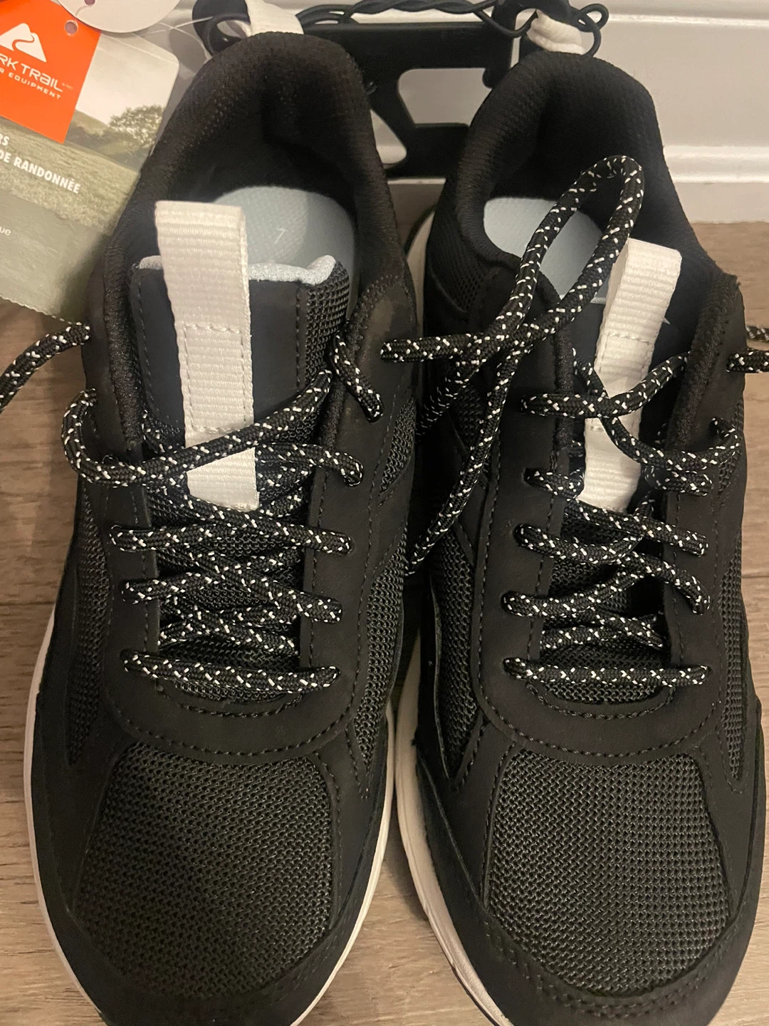 NEW! Ladies Athletic Shoes - Black/White
