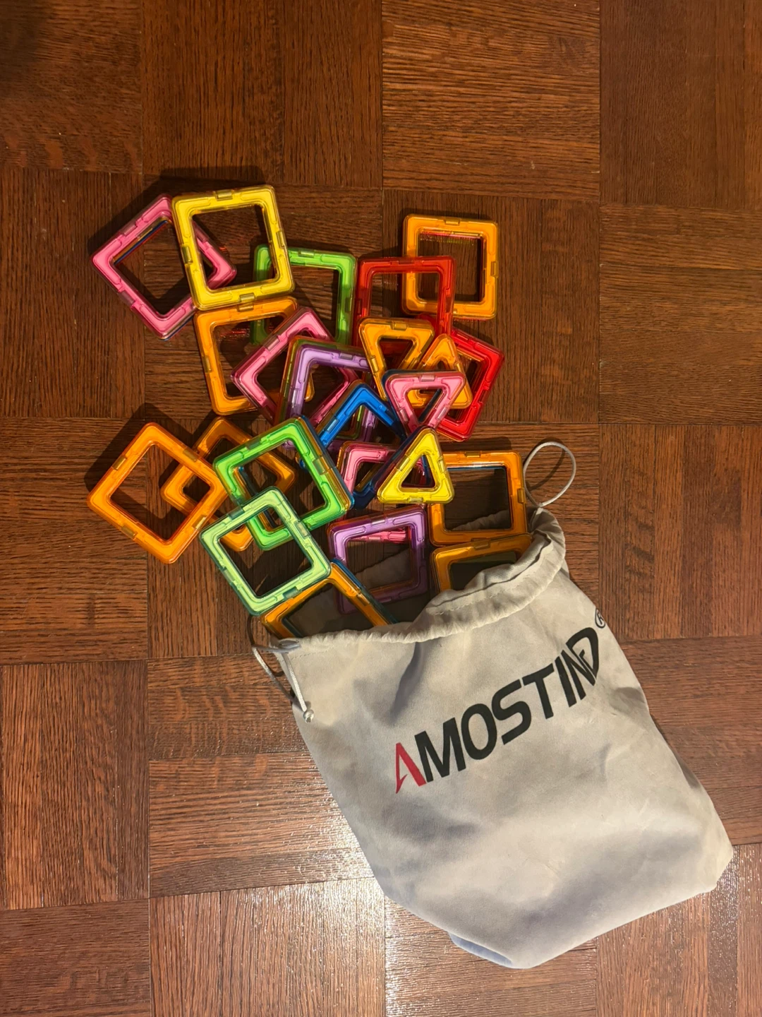 AMOSTIND Magnetic Blocks Building Toy - 64 pcs