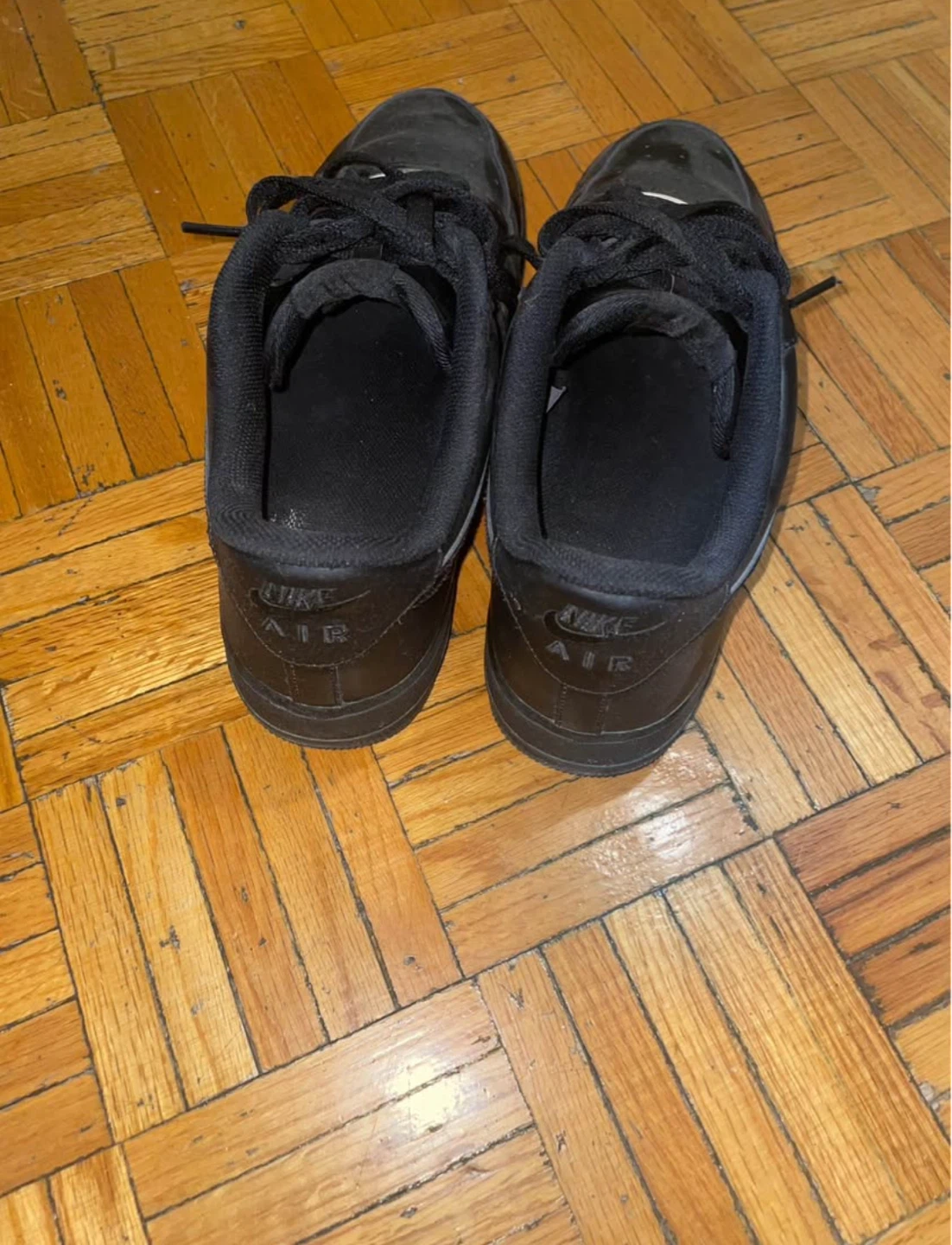 13, Nike Air Force 1 Black Sneakers - photo 4