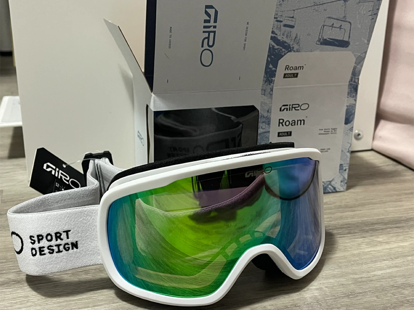 Airo Roam Adult Snow Sports Goggles (white) - photo 2