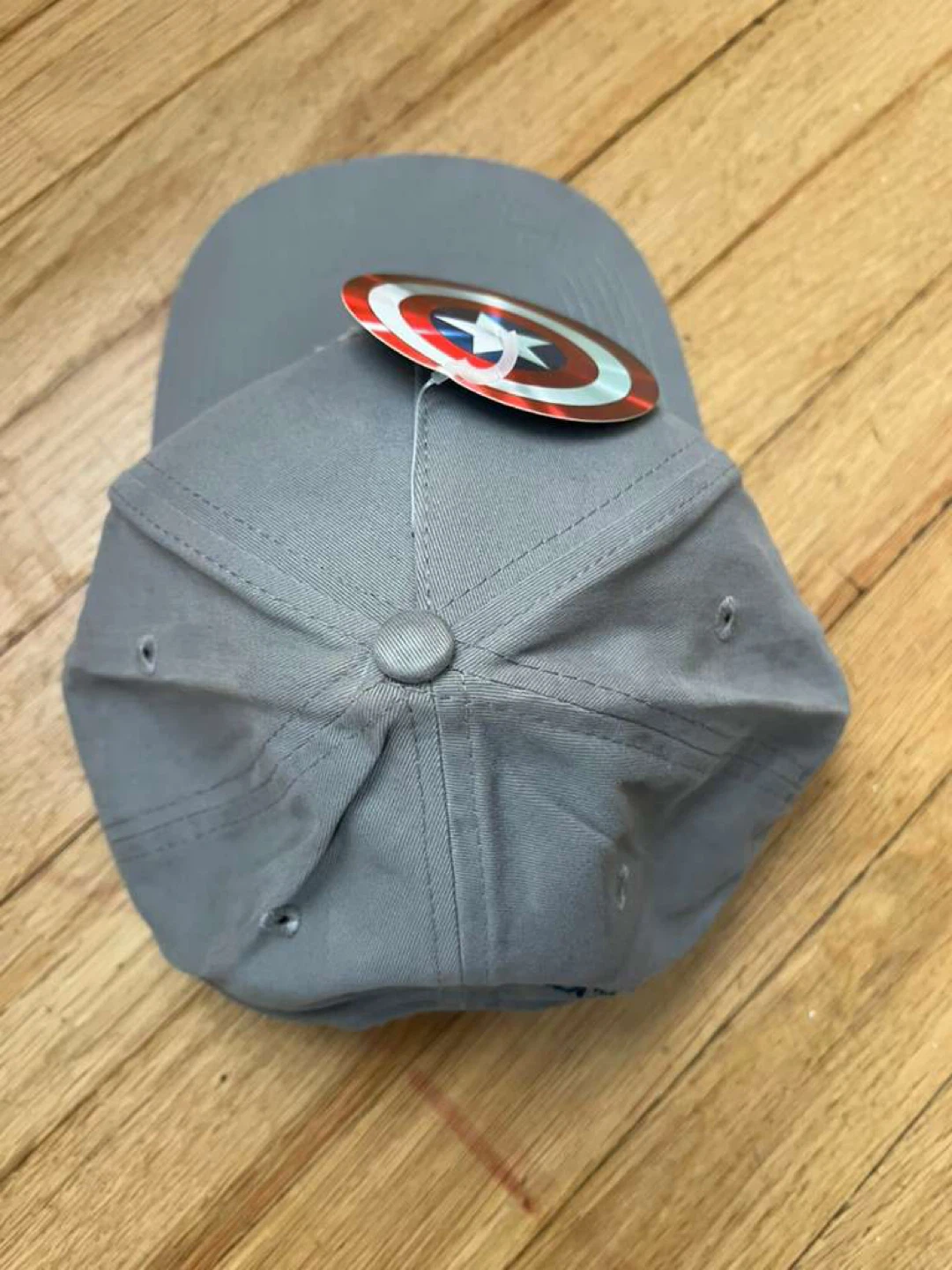 Captain America Men's Grey Baseball Hat - photo 5