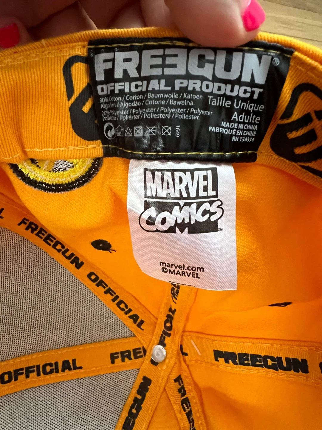 Freegun Marvel Comics Wolverine Snapback Hat - photo 5