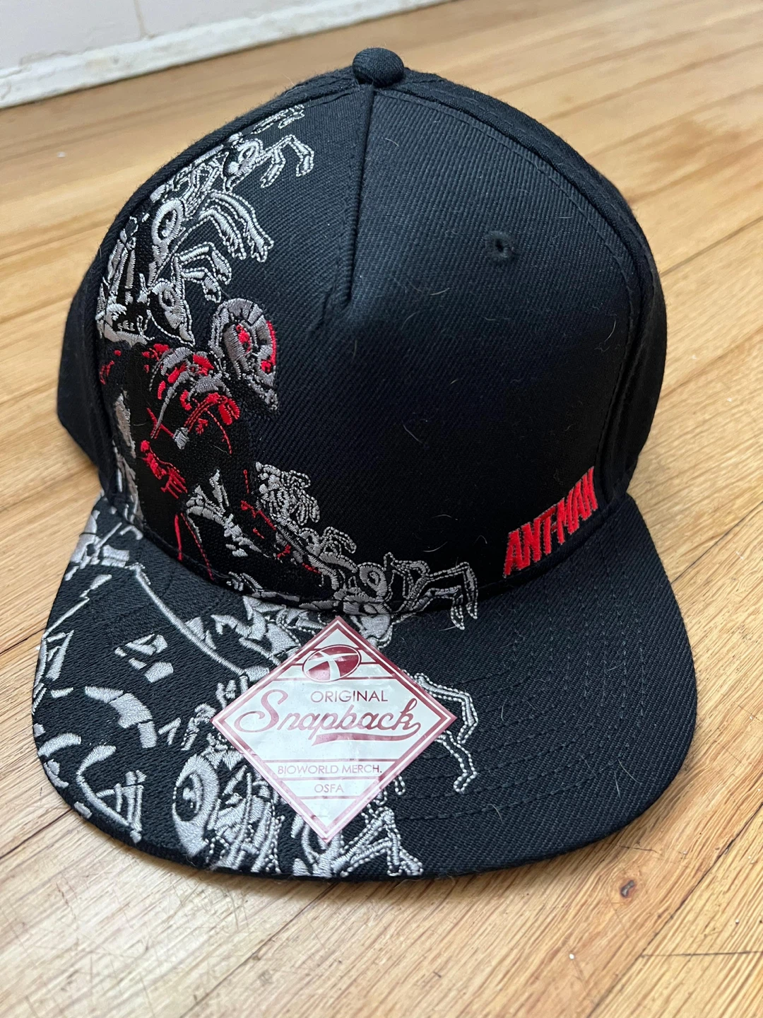 Marvel Ant-Man Black Snapback Hat