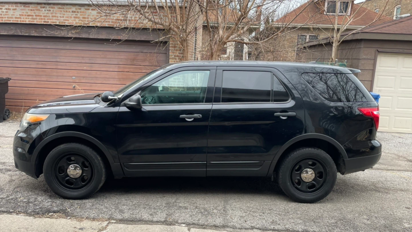 Black Ford Explorer SUV