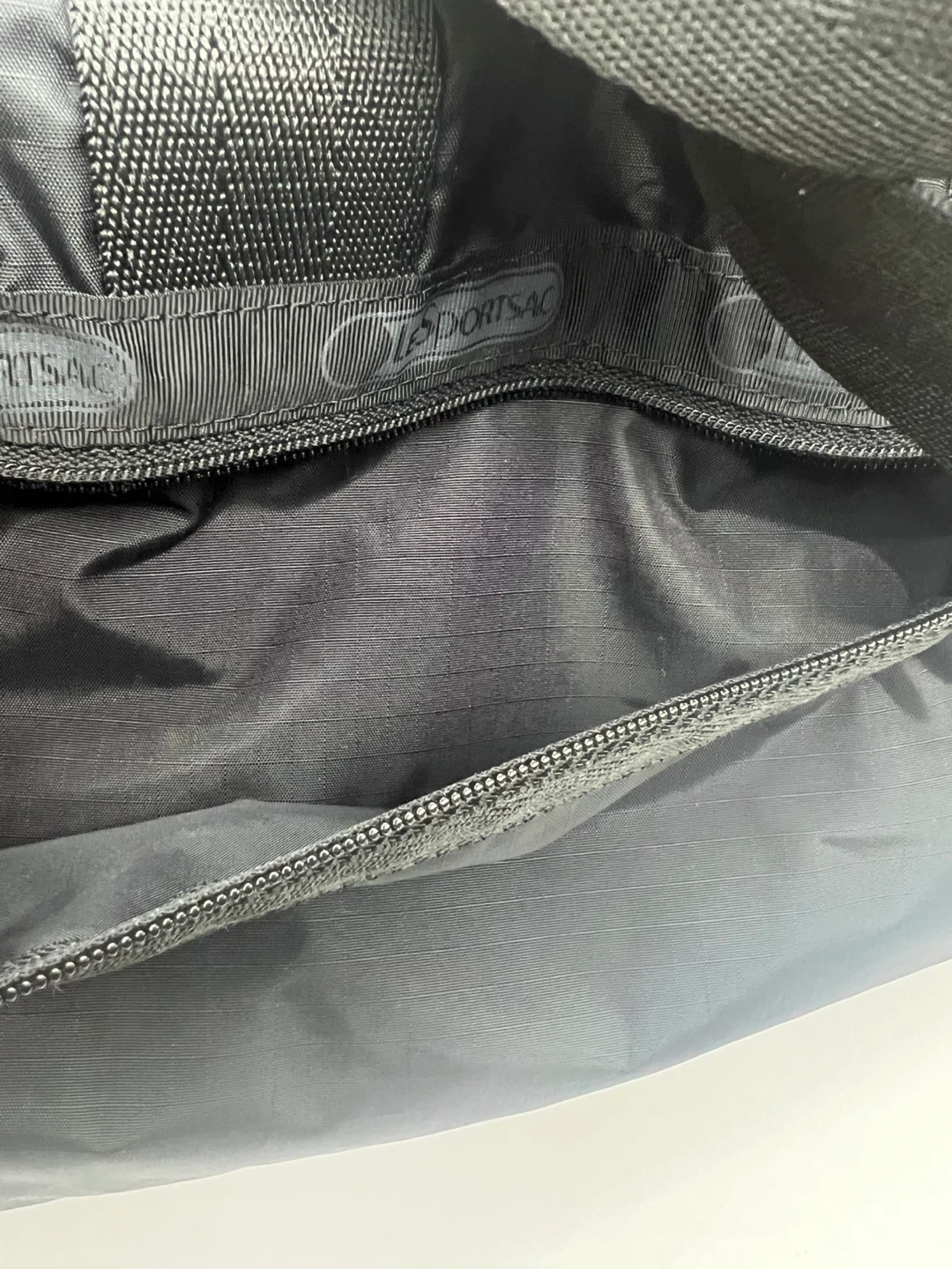 LESPORTSAC Black Nylon Medium Classic Weekender Travel Gym Bag - photo 2