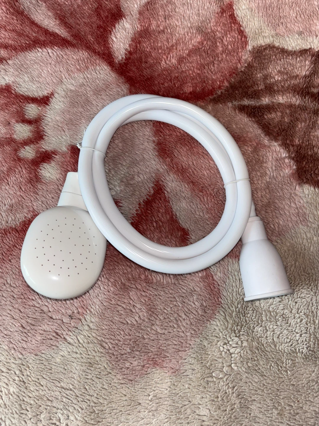 White Shower Head and Hose Set