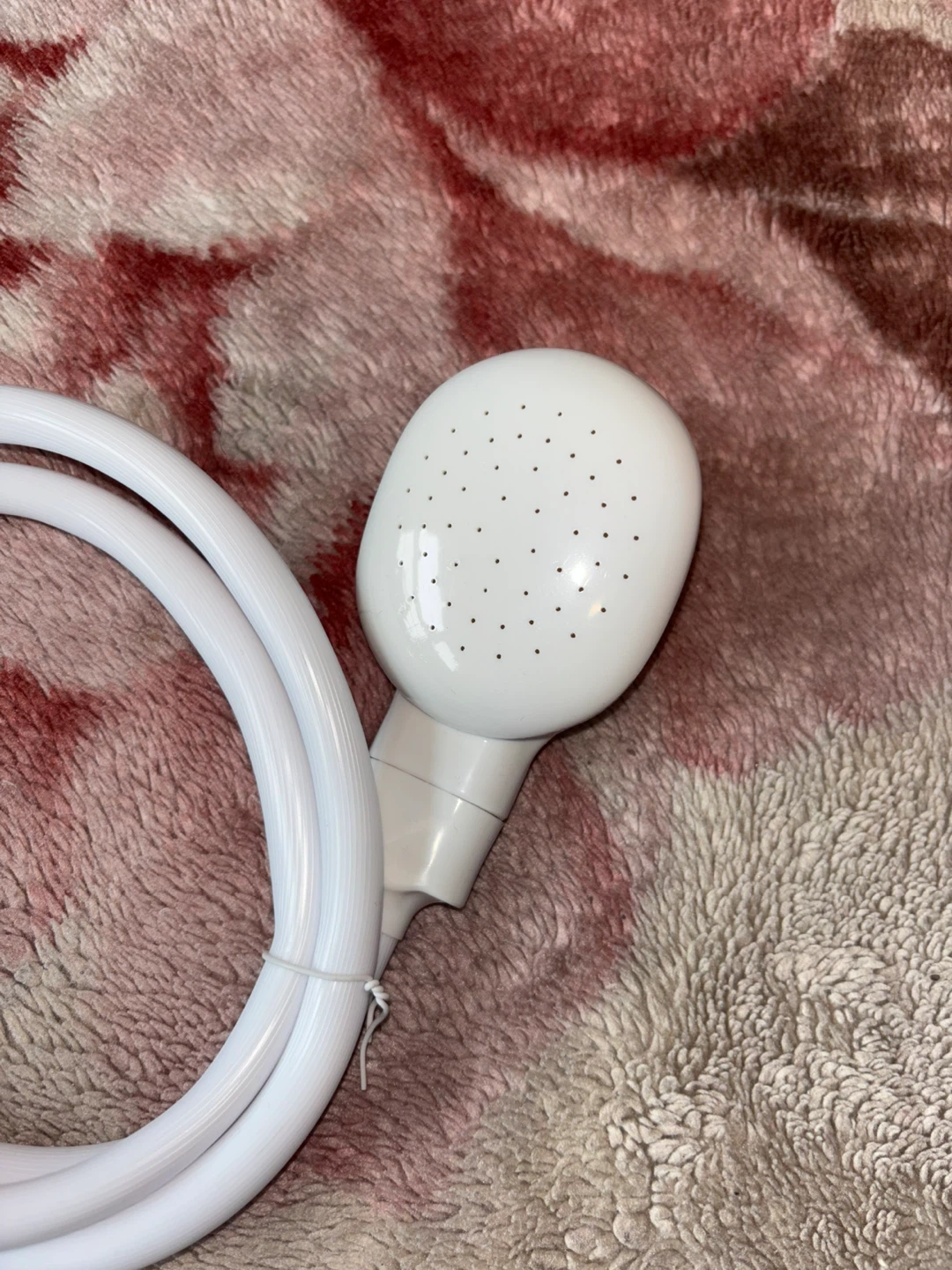 White Shower Head and Hose Set - photo 5