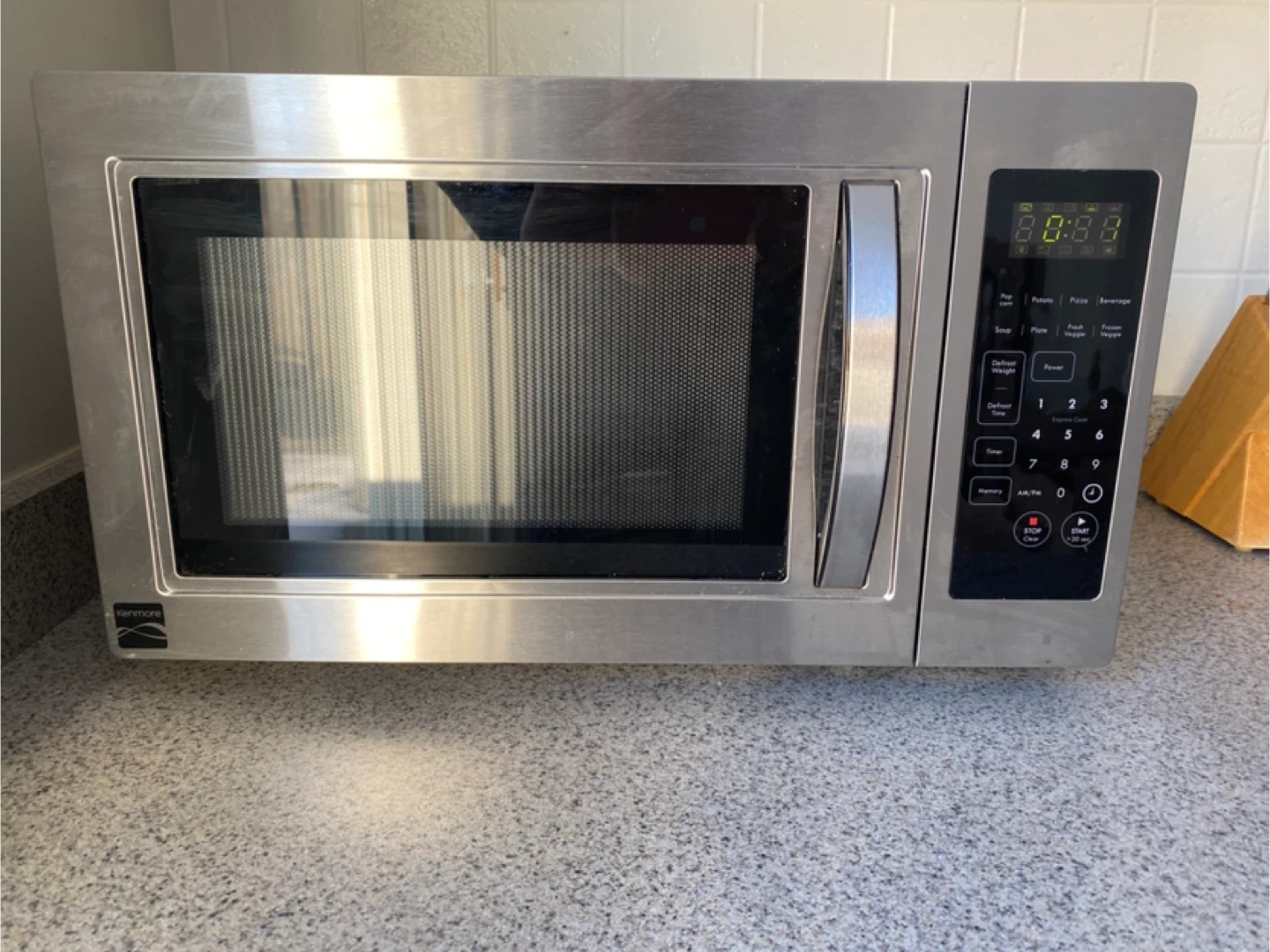 Kenmore Stainless Steel Microwave