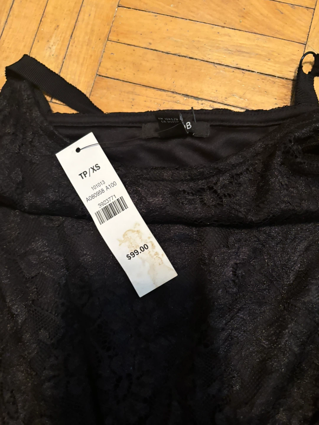 Black Lace Dress mini XS NEW tags still on - photo 2