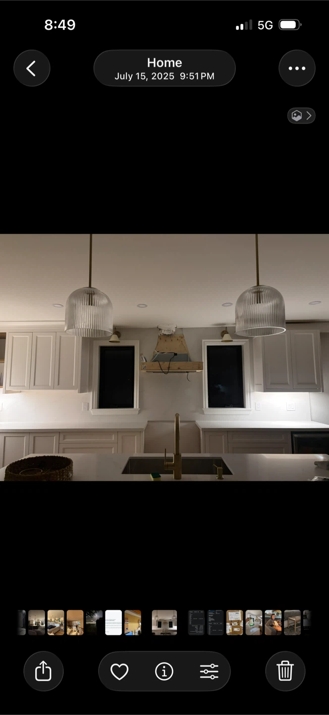 Farmhouse Cooper Ribbed Glass Pendant Light - photo 2