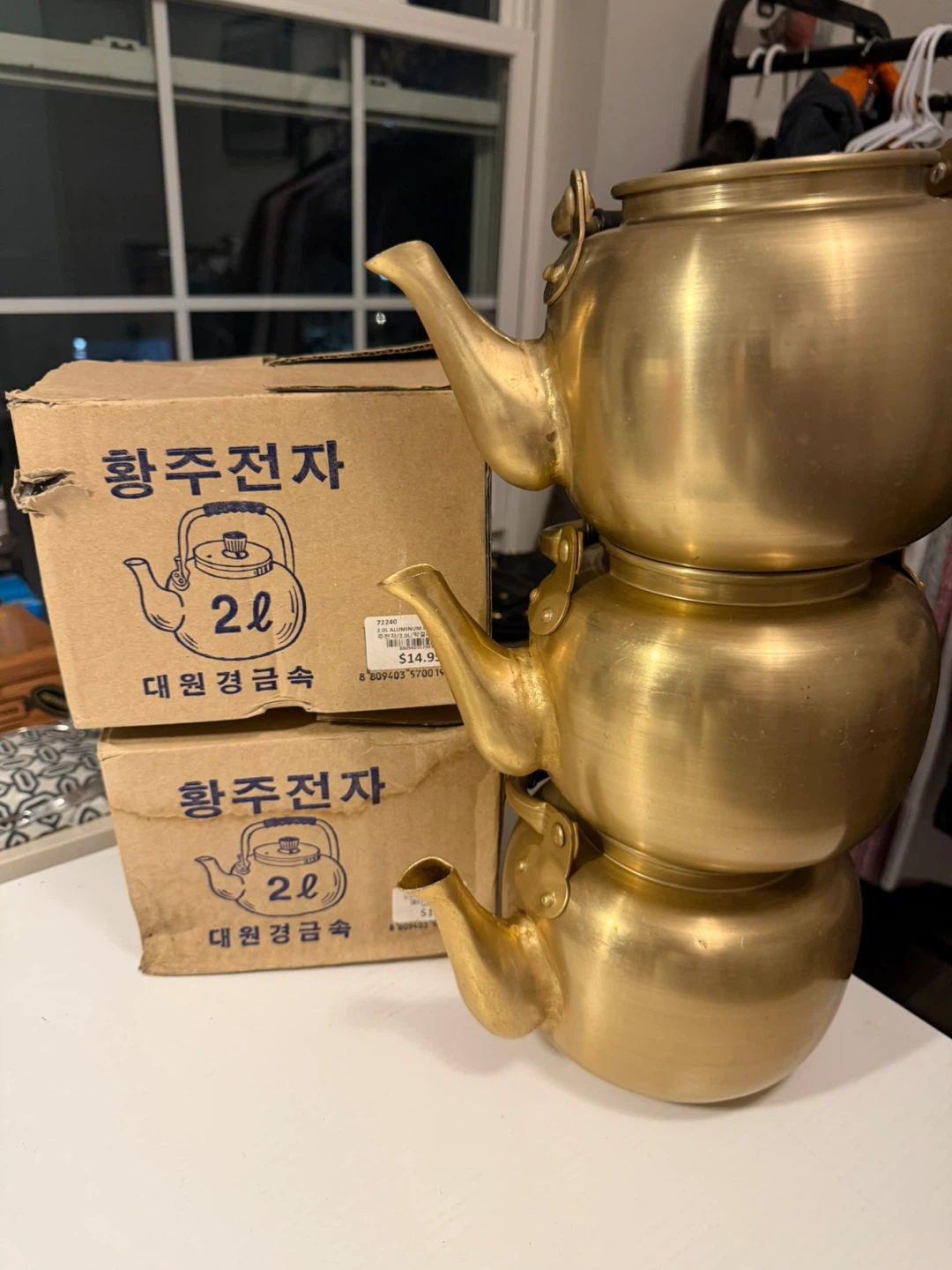 Lot of 5 Aluminum Kettle