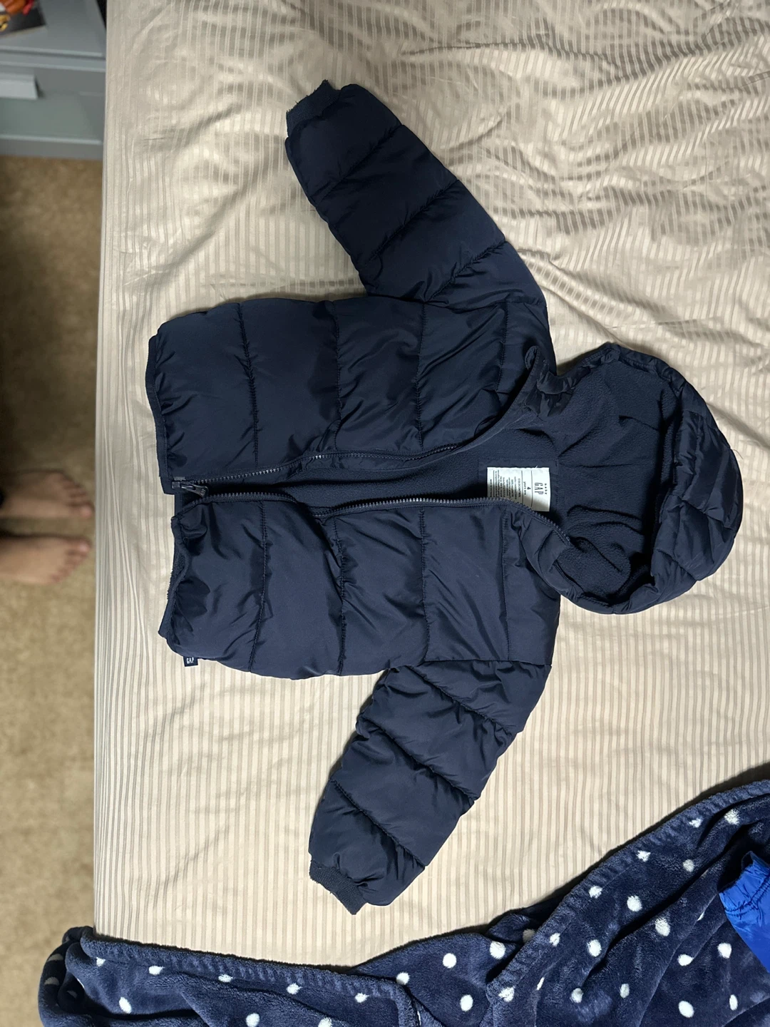 Baby Gap Puffer Jacket - Navy - 4 Years