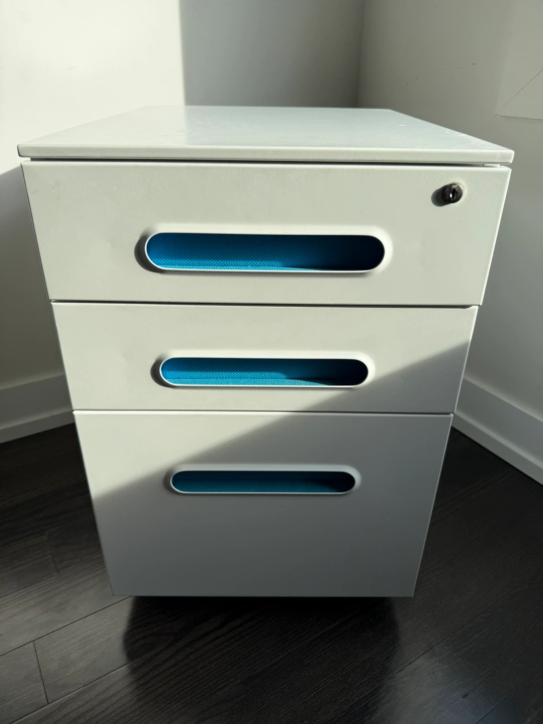 3-Drawer Mobile Filing Cabinet