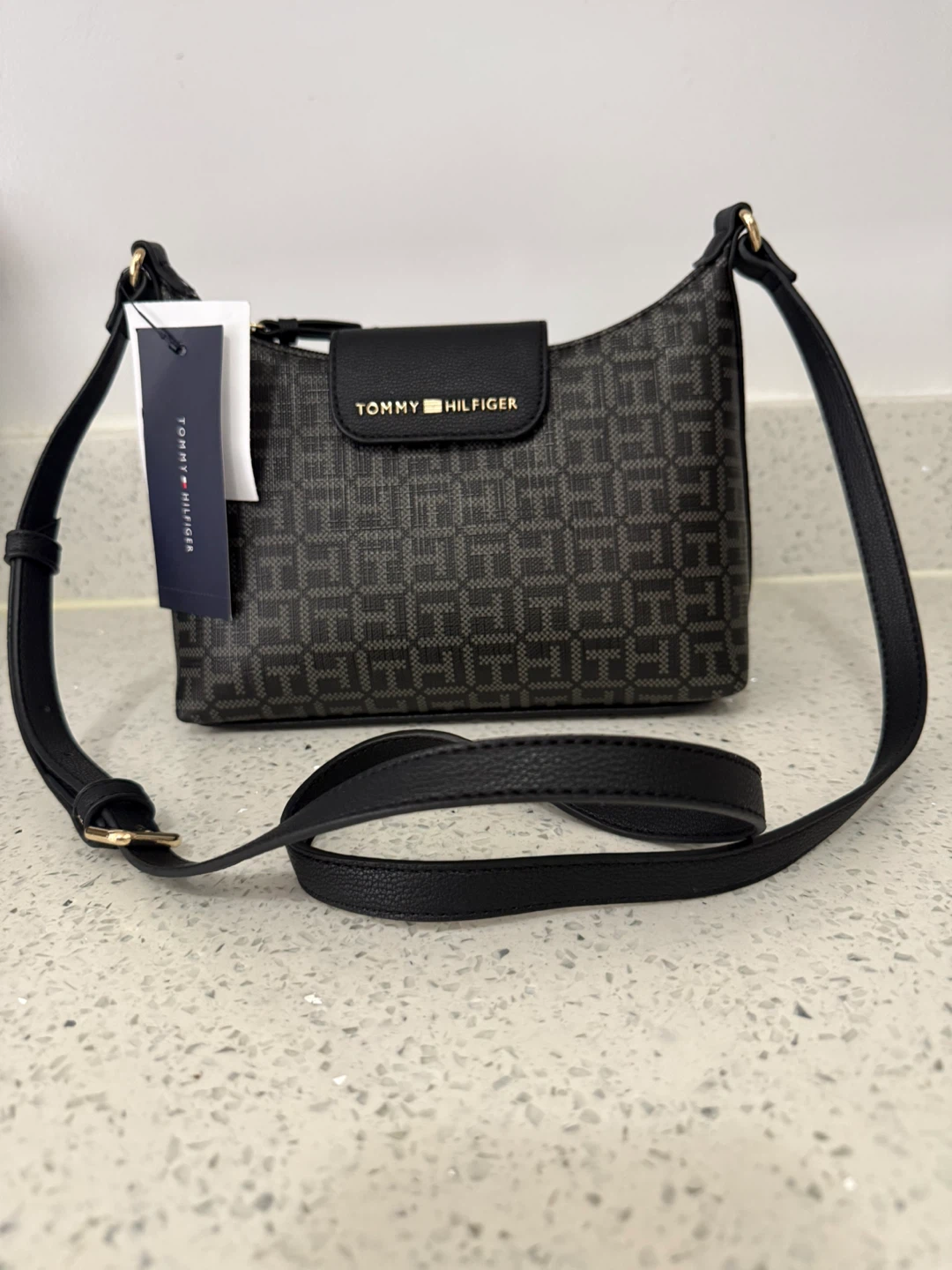 Tommy Hilfiger Monogram Shoulder Bag