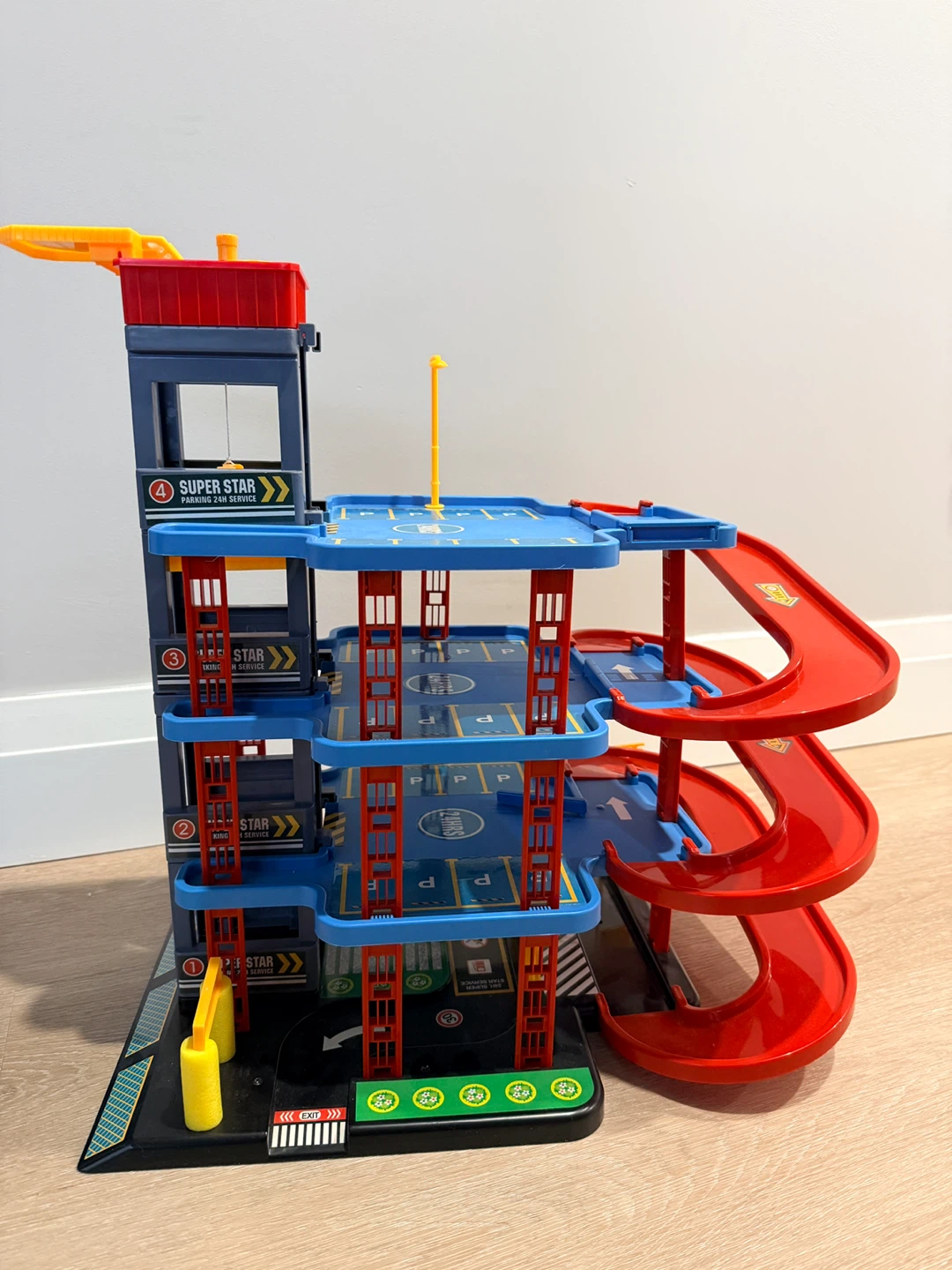 4-Level Parking Garage Playset