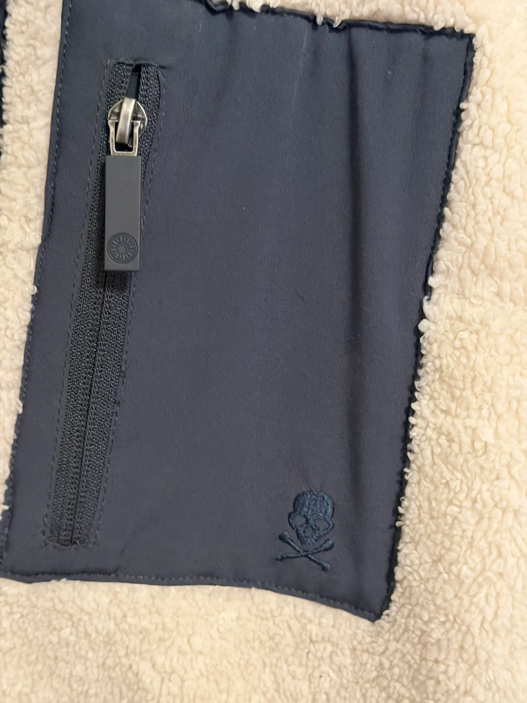 Soul Fleece Zip-Up Jacket - Cream - Size M - photo 3