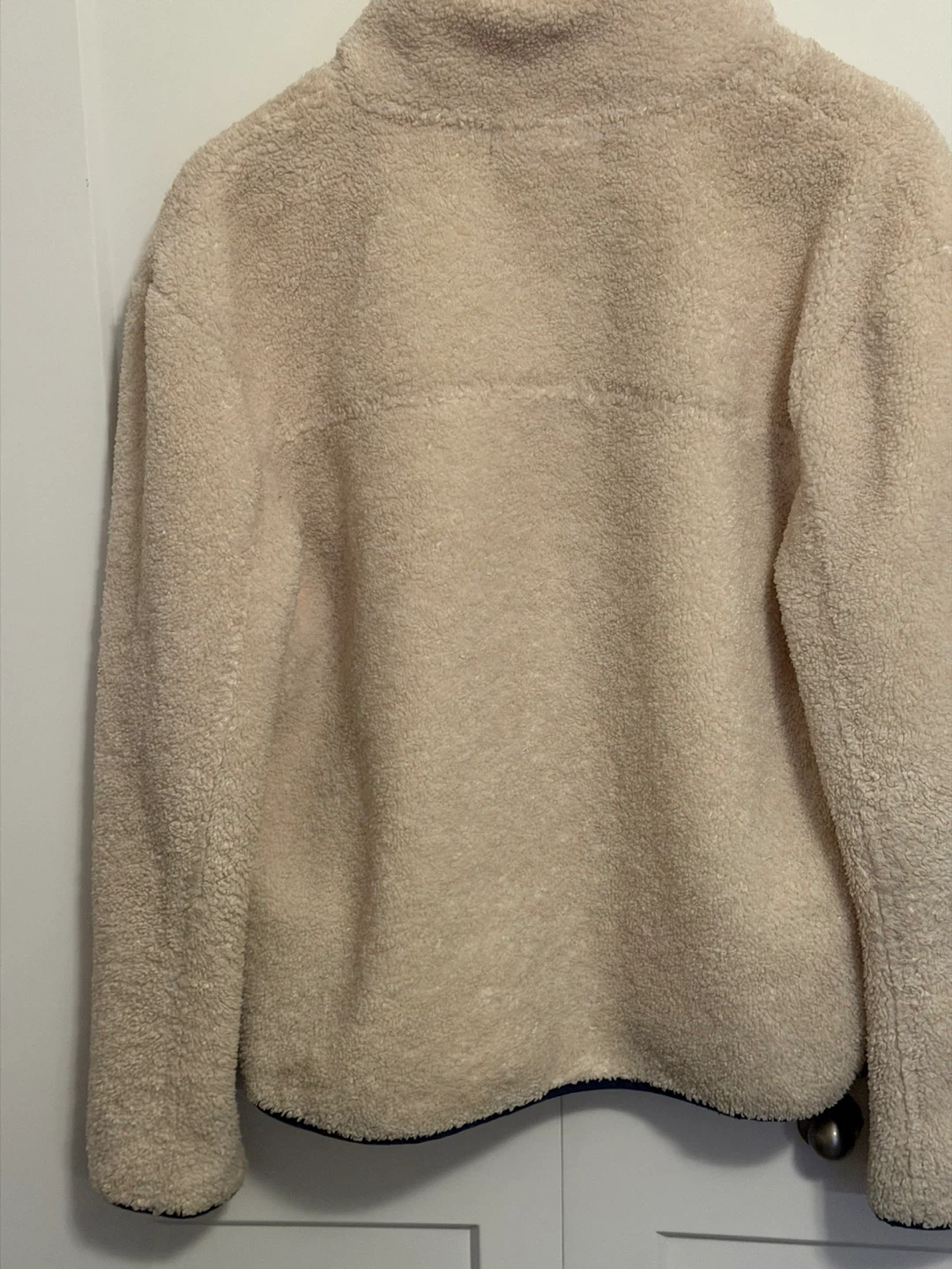 Soul Fleece Zip-Up Jacket - Cream - Size M - photo 5