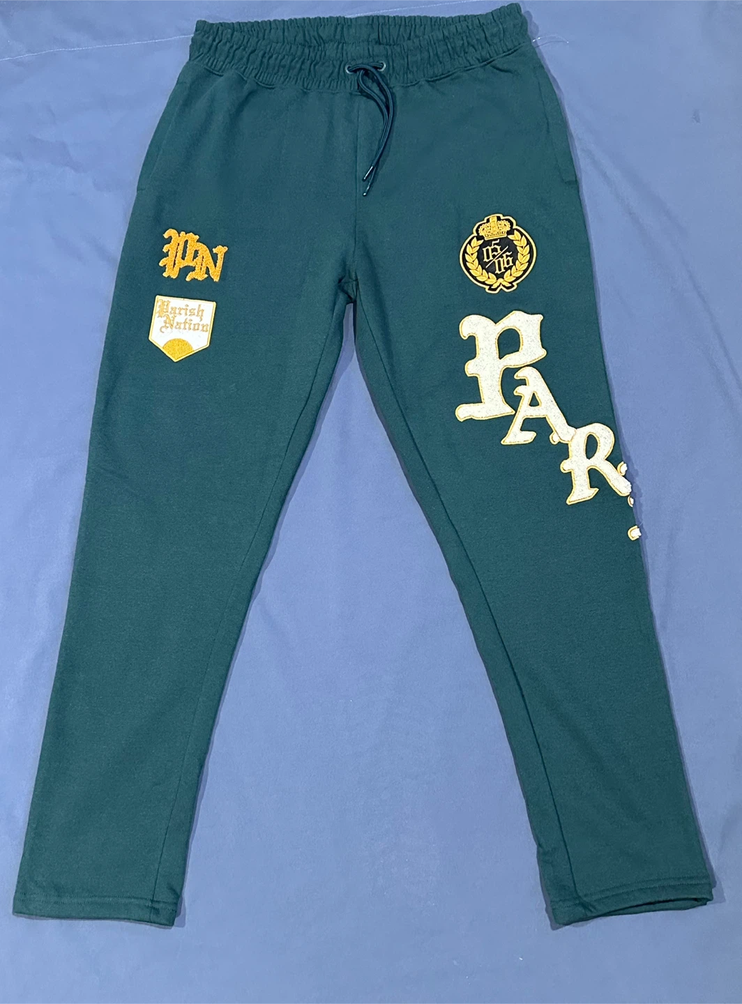 Parish Nation Green Joggers Size M