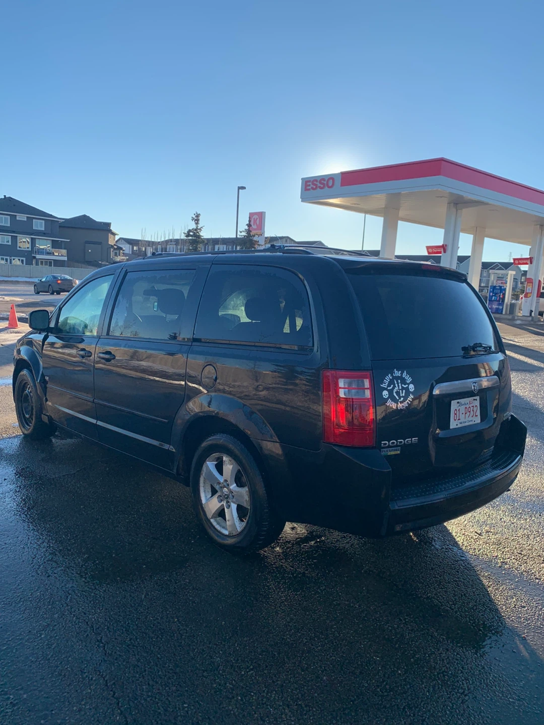 2009 Black Dodge Grand Caravan