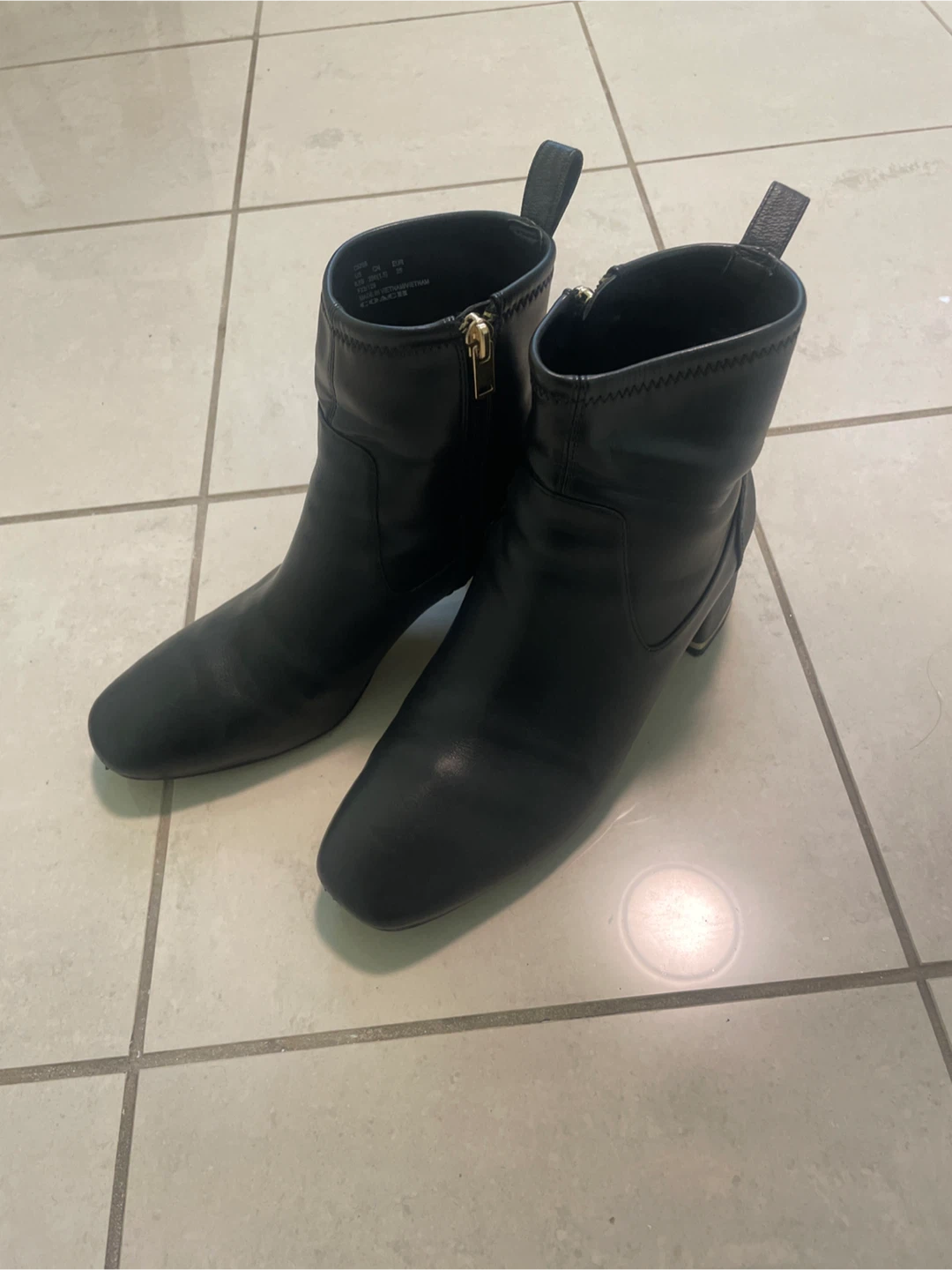 Black Coach Booties