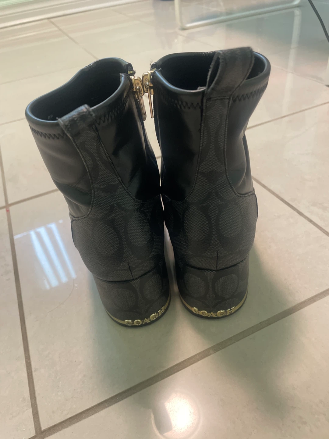 Black Coach Booties - photo 3