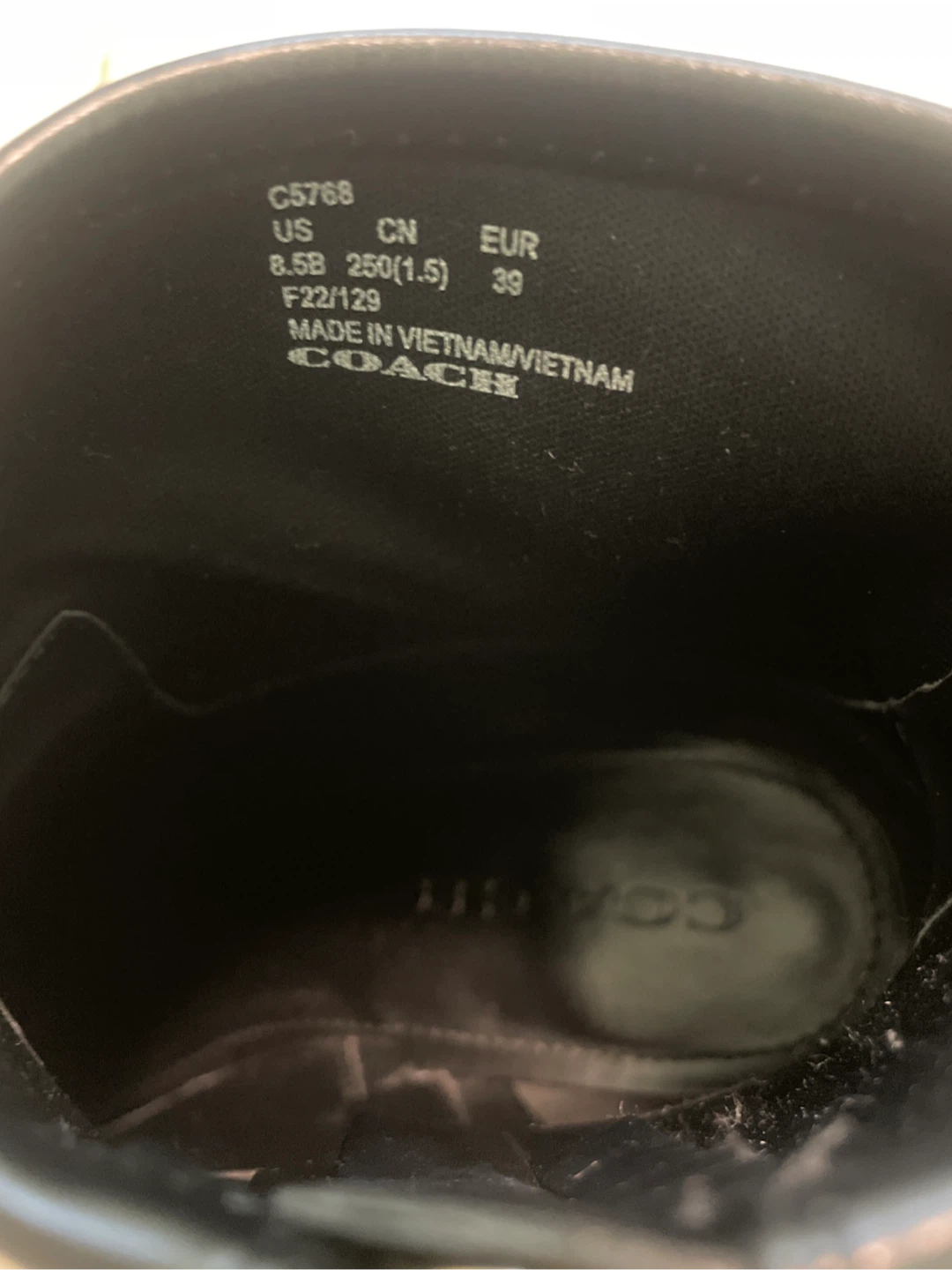 Black Coach Booties - photo 2
