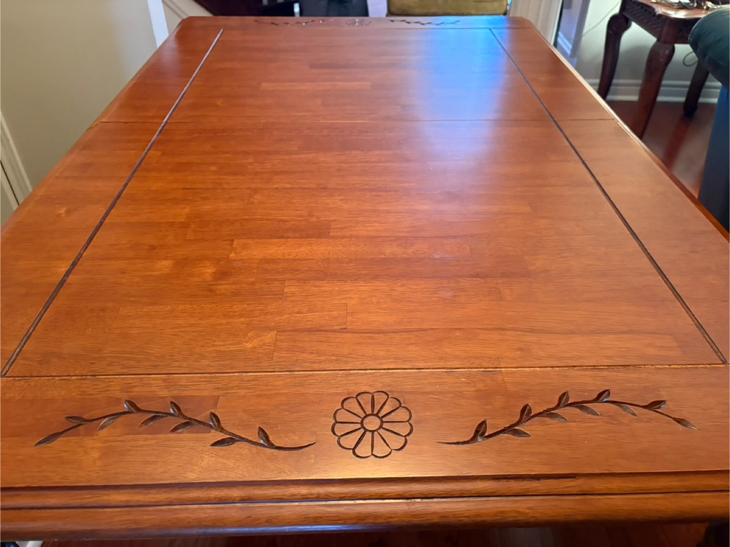 Wooden Dining Table with 8 chairs - photo 3