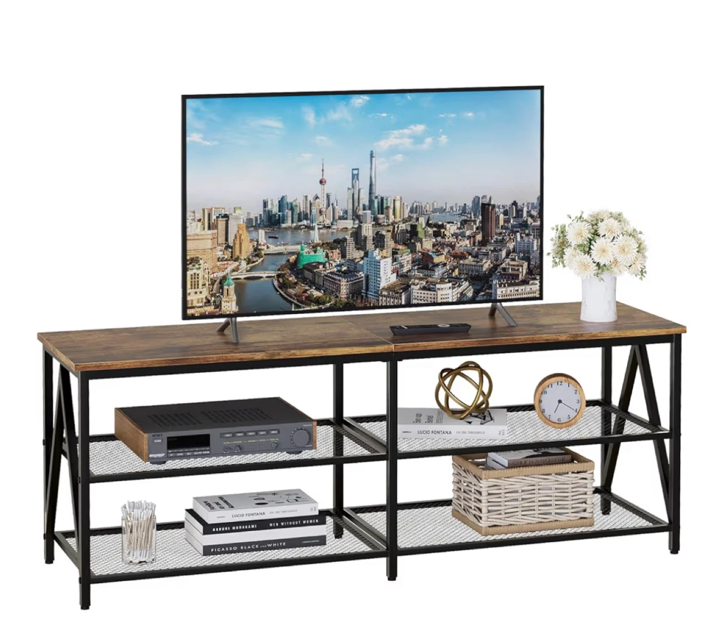 Industrial Style TV Stand for TVs up to 70 inches - photo 4