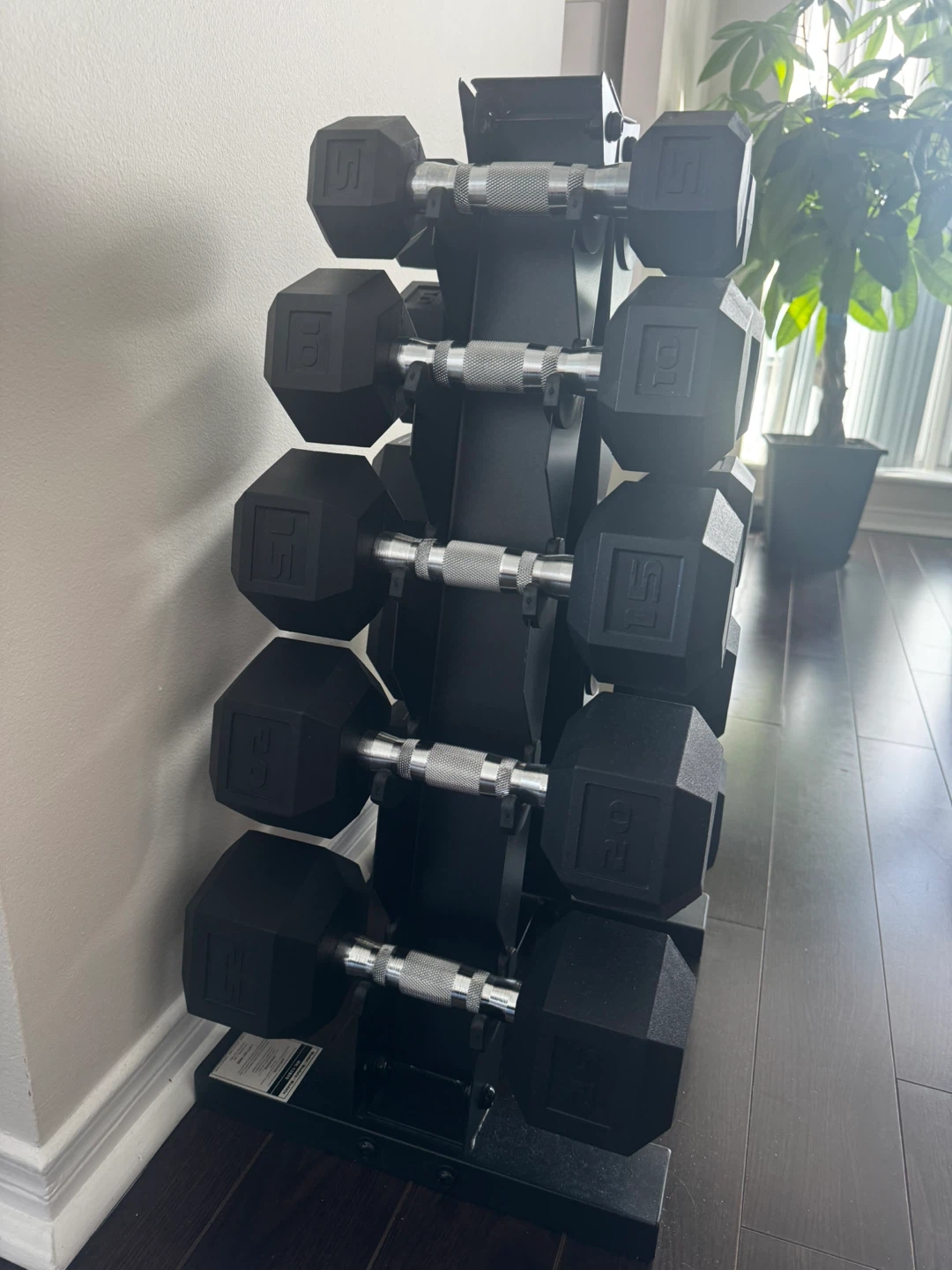Hex Dumbbell Set with Rack - photo 3