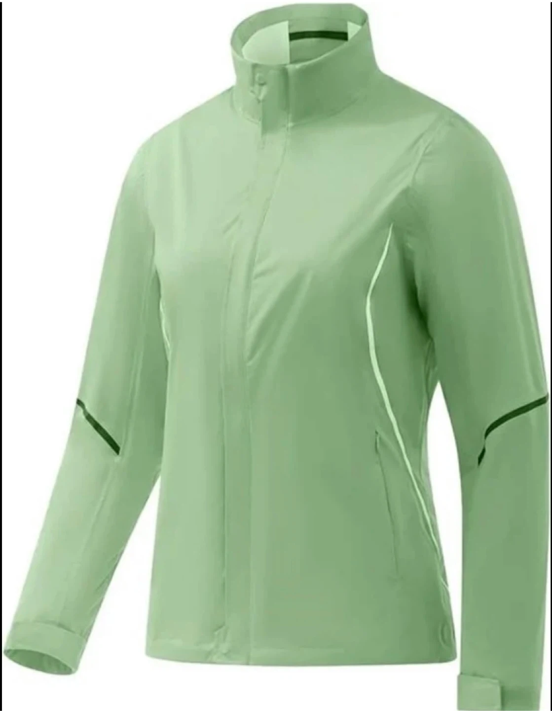 Lightweight Waterproof & Windproof Golf Jacket - Mint Green