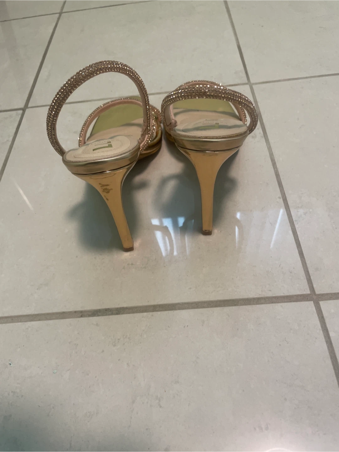 Lulus Rose Gold Sparkly Heels - photo 2