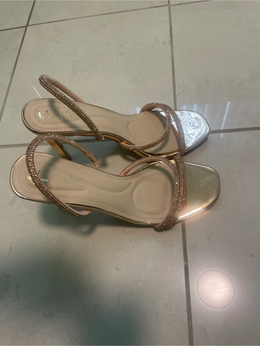 Lulus Rose Gold Sparkly Heels - photo 4