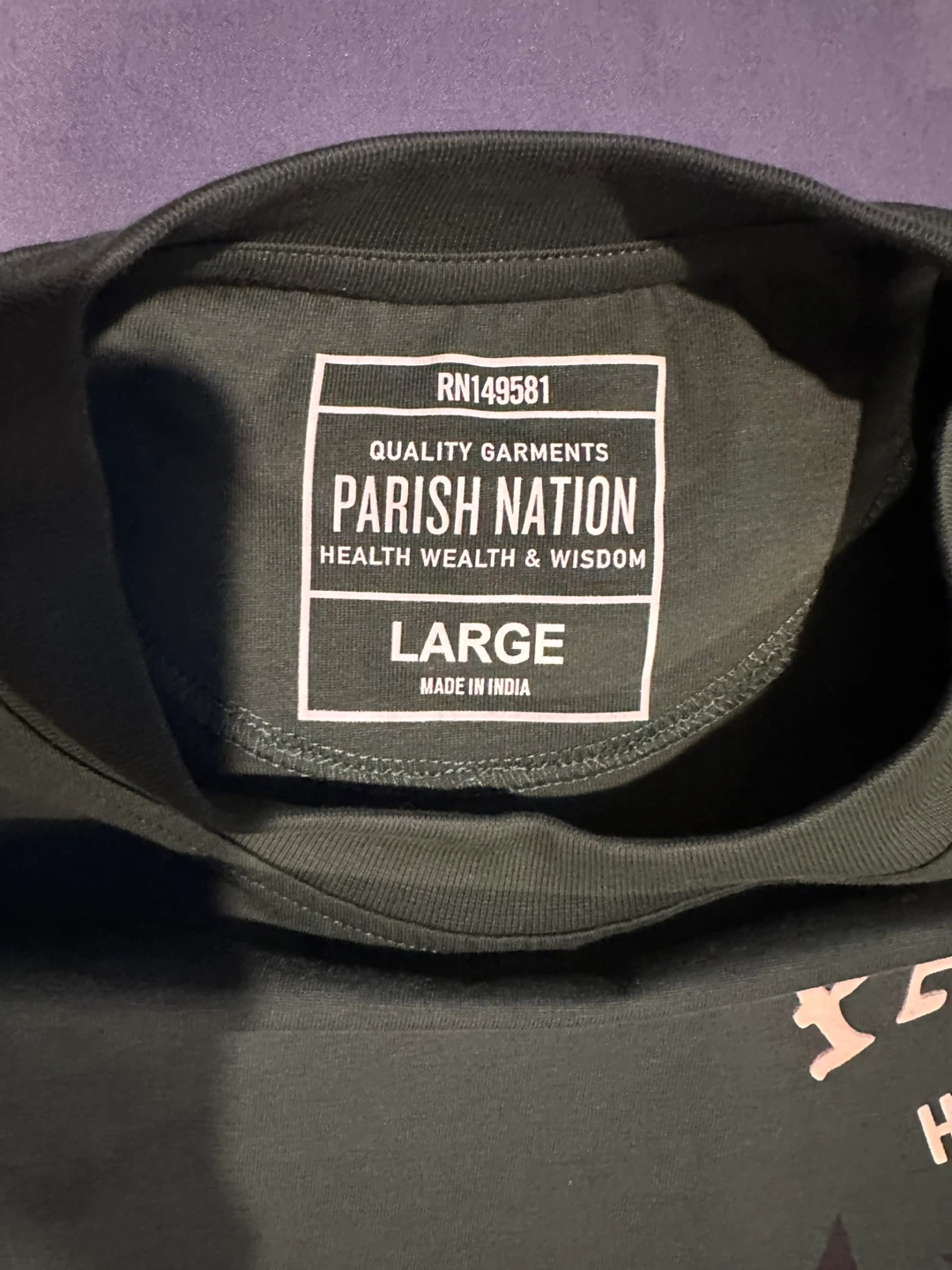 Parish Nation Men's Large Green T-Shirt - photo 4