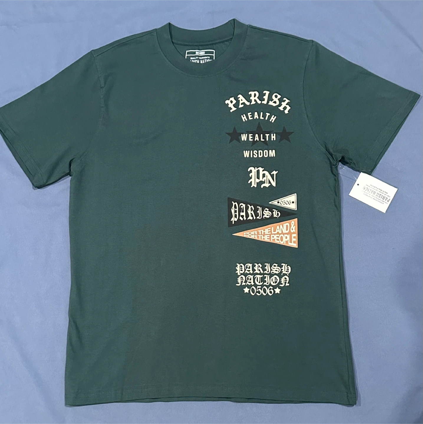 Parish Nation Men's Large Green T-Shirt