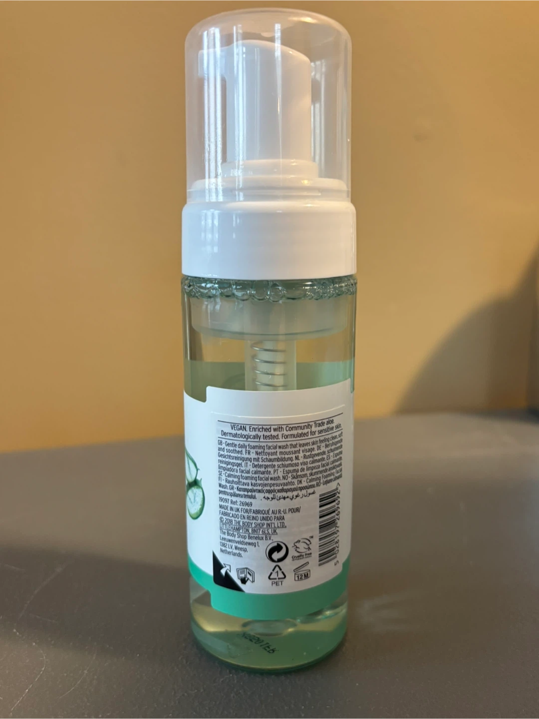 The Body Shop Aloe Calming Foaming Wash 150ml - photo 2