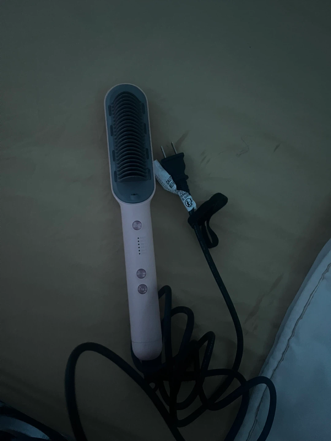 WAVYTALK Pink Hair Straightening Brush