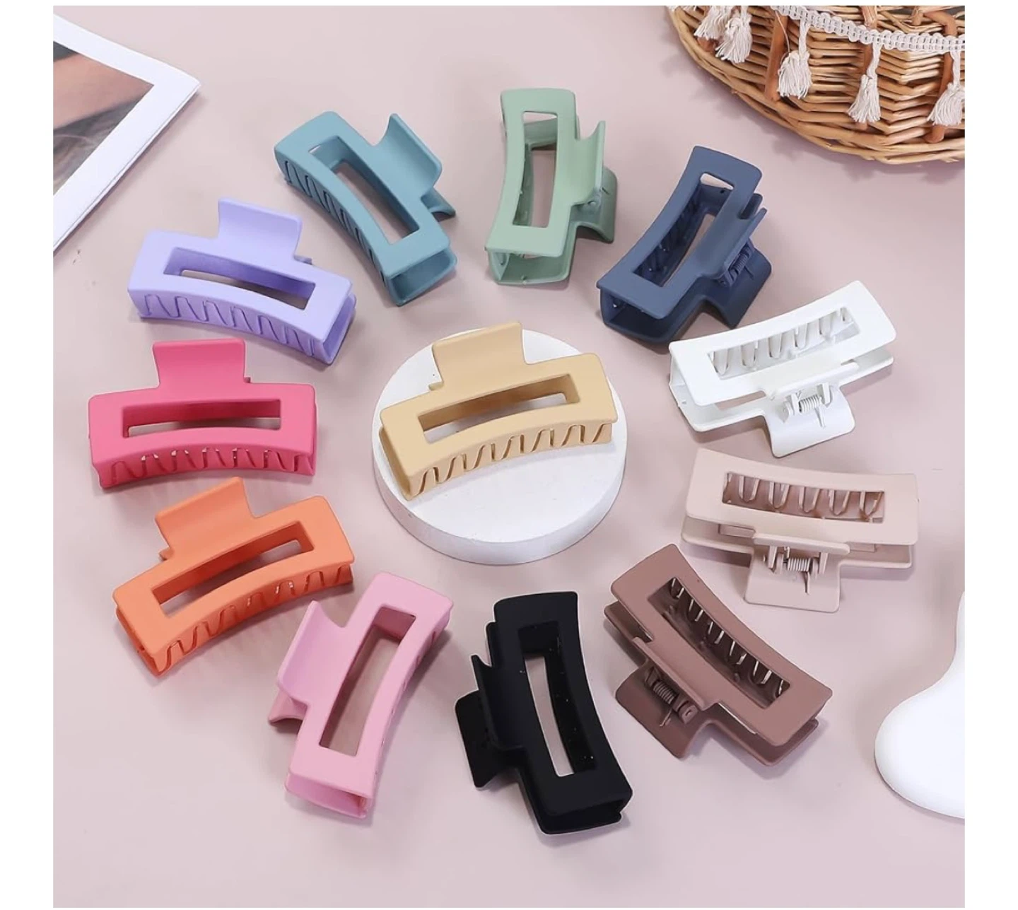 Matte Large Hair Claw Clips Set - photo 3