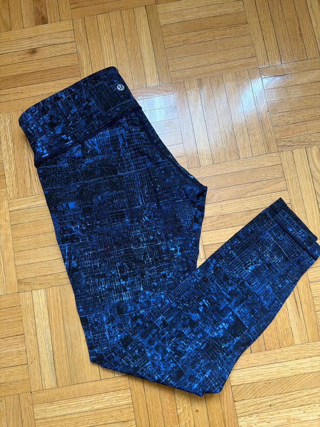 Lululemon Blue Pattern Leggings
