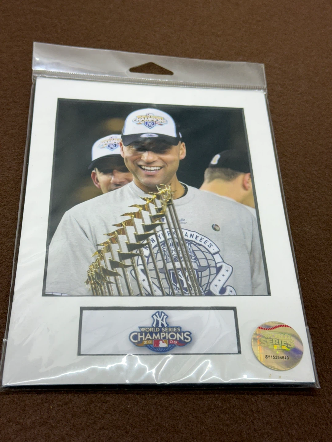Derek Jeter New York Yankees World Series Champions Photo